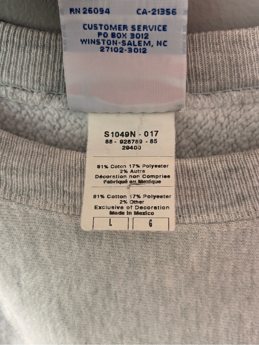 Vintage Champion Ohio State Y2K Reverse Weave Crewneck Sweatshirt size L - Picture 6 of 8
